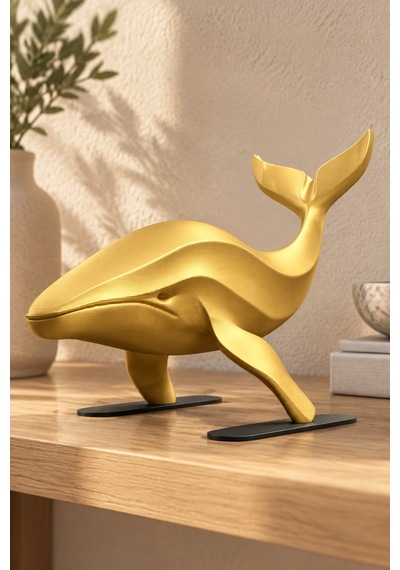 Balina Figürlü Dekoratif Biblo - 22cm Büyük Boy 47719737