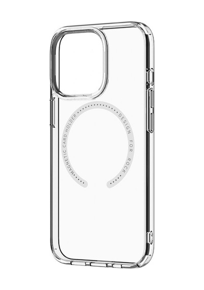 Rock Apple Uyumlu iPhone 13 Pro Kılıf Pure Serisi Magsafe Silikon - Şeffaf Şeffaf