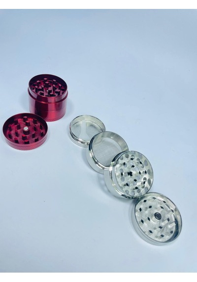 Çelik Metal 4 Parça Tutun Öğütücü Grinder 40 MM