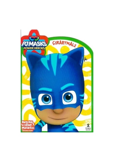 Pjmasks Baştan Sona Maskeli Çıkartmalı Boyama
