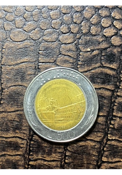 İtalya 500 Lire 1982 Republica İtaliana L500