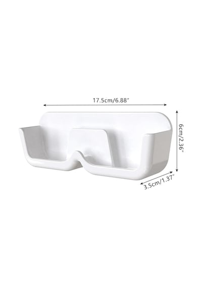 Sunup Sn-29665 Duvar Tipi Gözlük Rafı Banyo Tuvalet İçin Uygun Gözlük Tutucu Tutacağı