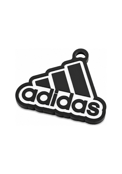 Siyah Beyaz Logo Figürlü Anahtarlık Sert Plastik Dayanıklı Minimal Şık Anahtarlık