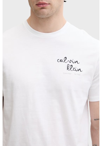Calvin Klein % 100 Pamuk Slim Fit Logolu Bisiklet Yaka T Shirt Erkek T Shirt Lv04rg837g Yaf Beyaz Calvin Klein % 100 Pamuk Slim Fit Logolu Bisiklet Yaka T Shirt Erkek T Shirt Lv04rg837g Yaf Beyaz