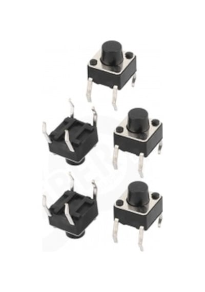 5 Adet Push Buton 6X6X5 Mm 4 Pin Buton N11.1187