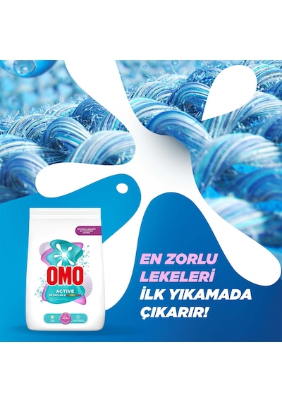 Omo Active Beyazlar Renkliler için Toz Deterjanı 7500 G