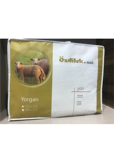 Özdilek Tek Kişilik %100 Yün Yorgan (155x215)