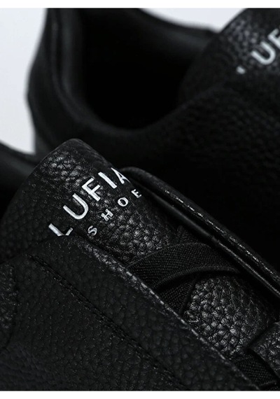 Lufian Dante Siyah Sneaker Erkek Deri Ayakkabı