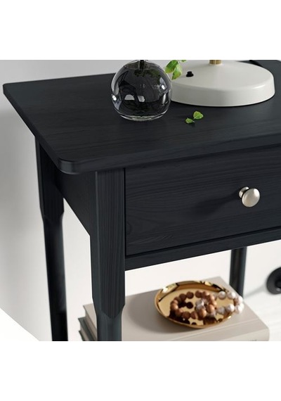 Ikea Blastasen Komodin, Siyah, 50x37x76 Cm