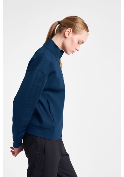 Lescon Kadın Fermuarlı Sweatshirt 25n-2123 Yeşil