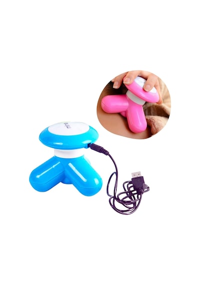 3 Başlıklı Titreşimli Usb Şarjlı Mini El Masaj Aleti 5680