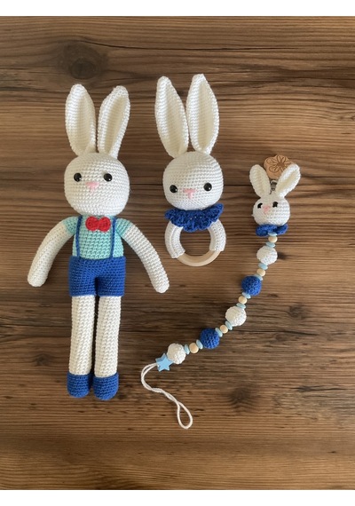 Amigurumi Erkek Tavşan Seti