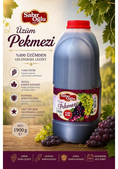 Sabıroğlu Üzüm Pekmezi 1900 G