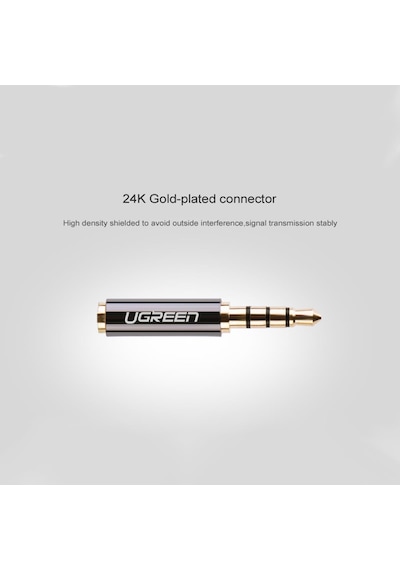 Ugreen 3.5mm Erkek to 2.5mm Dişi Jack Dönüştürücü Çevirici Adaptör