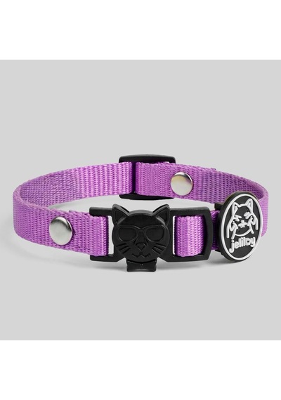 Charmlı Kedi Boyun Tasması Safety Click Mor
