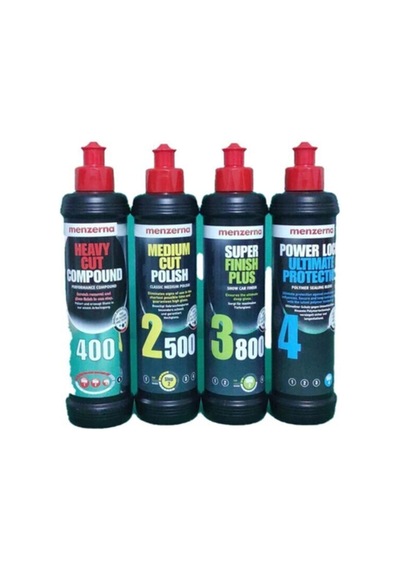 Menzerna Yeni 400 2500 3800 Power Lock Pasta Hare Boya Koruma Set