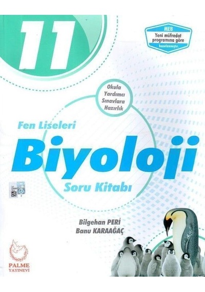 Kitapaktuel-Palme 11. Sınıf Fen Liseleri Biyoloji Soru Kitabı