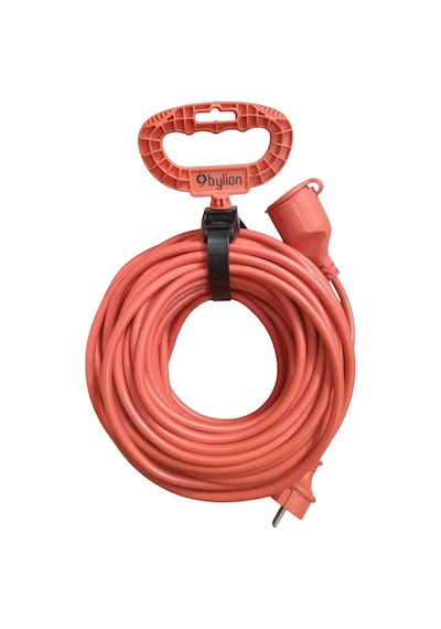 Seyyar Uzatma Kablosu - 3x1.5mm² Kalın Kablo Kesiti, Ip44 Su Ve Toz Korumalı Bylion Dış Mekan Uzatma Kablosu, Yüksek Görünürlüklü Turuncu 10m / 20m Seçenekli 20 Metre