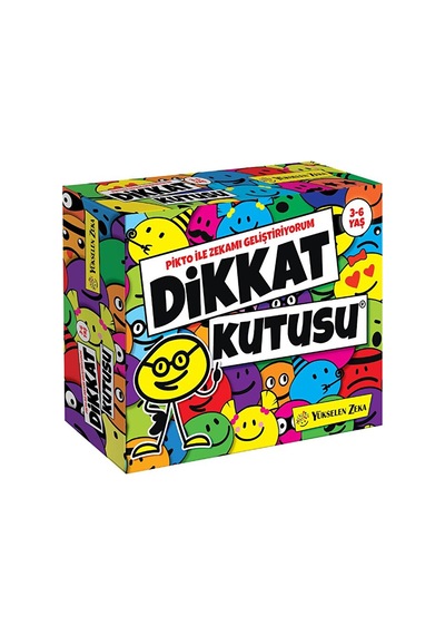 3-6 Yaş Dikkat Kutusu - Pikto 2 Adet