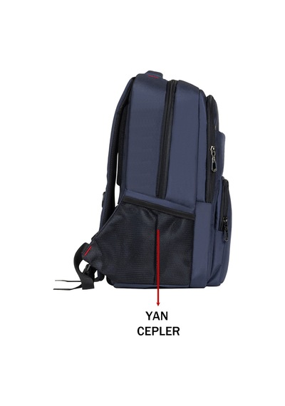 Case Club Dada 13 Günlük Okul Sırt Çantası Ortopedik 15.6 İnç Usb Girişli Lacivert