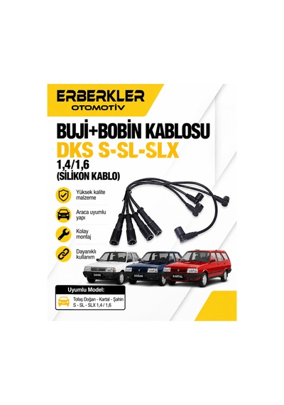 Bujı+bobın Kablosu Dks S-sl-slx 1,4/1,6 Sılıkon Kablo - Erb914