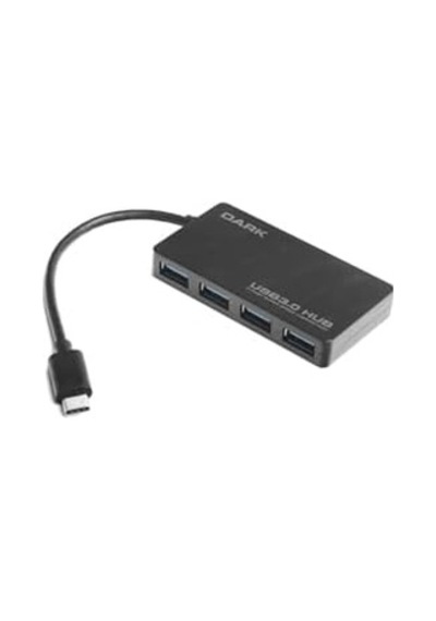 Dark Connect Master 4 Port Usb Type-c Hub U31x4 01