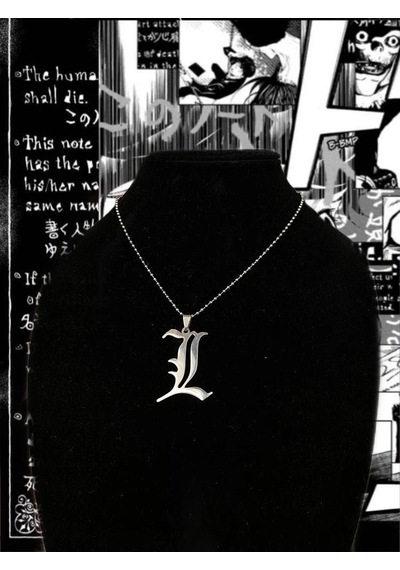 Death Note L Naruto Çelik Kolye Çelik