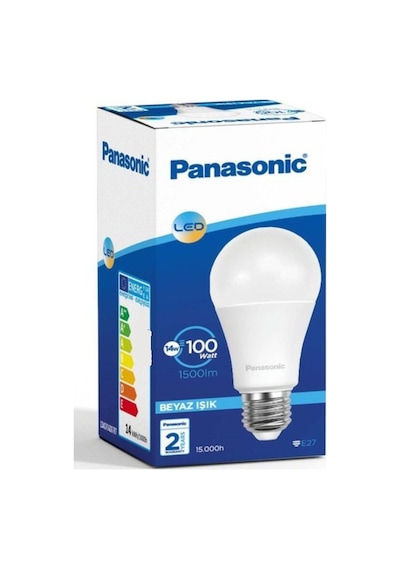 Panasonic Led Lamba 14W - 100W E27 1500 Lümen Beyaz Işık