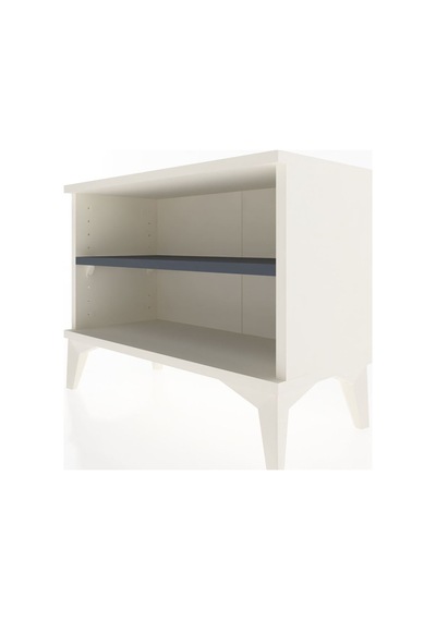 Arges Komodin Tek Raflı 60x30x48 Aytaşı-antrasit Aytaşı