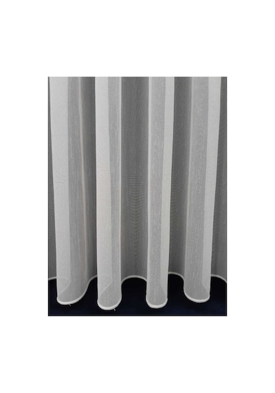 Keten Titi Ince Yağmur Desenli1-2,5 Normal Pileli 125 X 200 Cm Tül Perde Kırık Beyaz