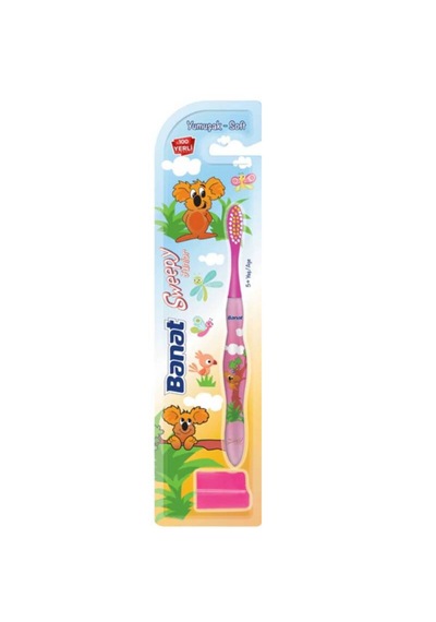 Banat Sweepy Junior Diş Fırçası Yumuşak -pembe