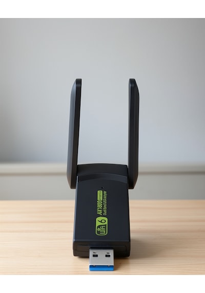 Çift Bantlı Kablosuz Wifi Adaptör, Usb 3.0, 2.4/5.8 Ghz, 1200 Mbps