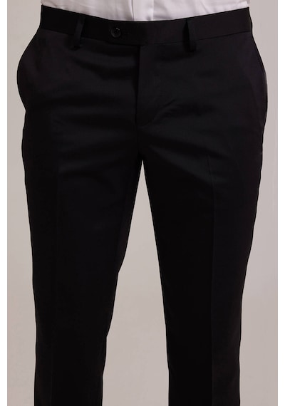 Ysf Erkek Siyah Slim Fit Şal Yaka Damatlık