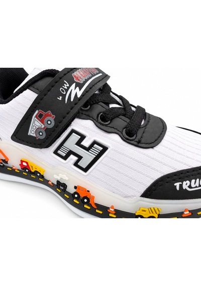 Papucumun Dünyası Çocuk Kız/erkek Işıklı Su İtici Özellikte Rahat Sneaker Beyaz