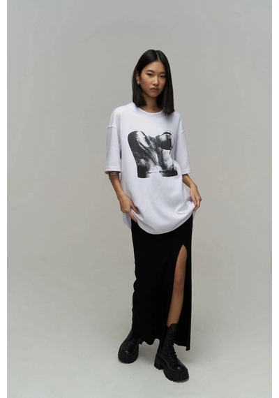 Corset Beyaz Oversize Beyaz
