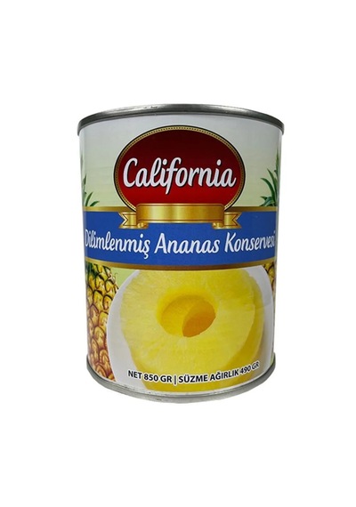California Ananas Konserve Dilimli 850 G