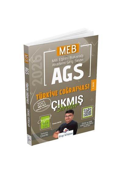 Dizgi Kitap 2026 Meb-ags Türkiye Coğrafyası Çıkmış Sorular Çözümlü - Kazım Sayın Dizgi Kitap