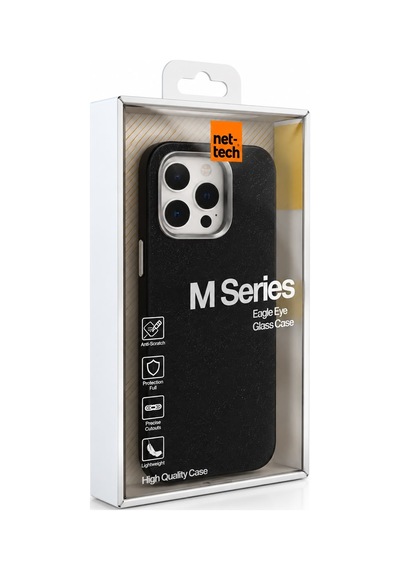 Nettech Apple İphone 16 Pro Uyumlu Nt-n130 Taşlı Seri Arka Koruma Kılıf - Gri