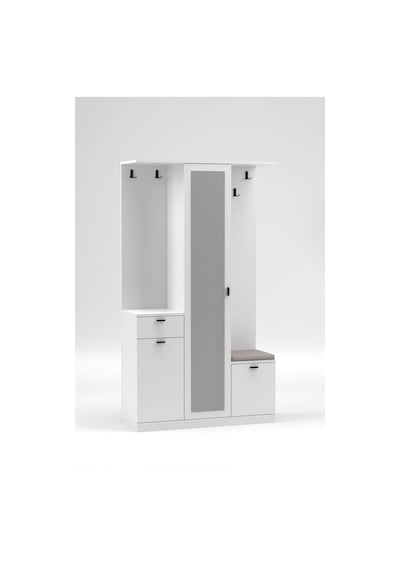 Harmony Partmanto Vestiyer Ayakkabılık 106x190x39 Cm Beyaz - Modern Tasarım