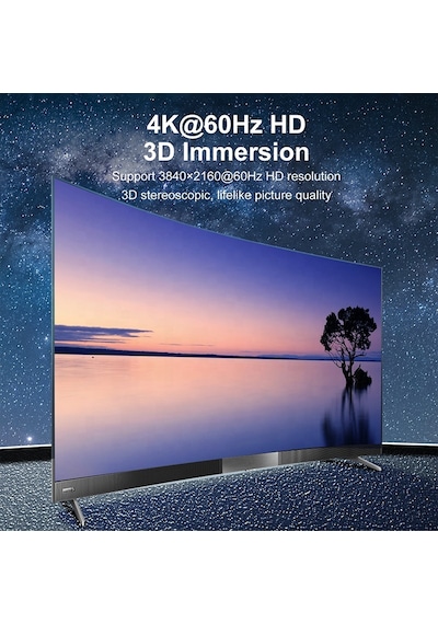 Lunatic 8056 4 Port Çoklayıcı 1x4 Hdmı 2.0 Splitter 4k 60hz 1 Giriş 4 Çıkış 4 Port Uhd Yüksek Hızlı Sinyal Dağıtıcı Monitör Projektör İçin 3d Hdcp Desteği