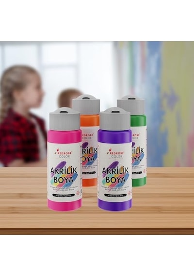 Ara Renkler Akrilik Boya 4&apos Lü Set 4x60ml