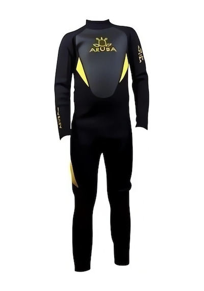 Aruba 3mm Fullsuite Bay Dalış Elbisesi Sarı Size:s Sarı