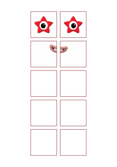 Number Blocks Matematik Eğitici Birim Küp Snapcubes /0-10 Sticker 260 Pcs