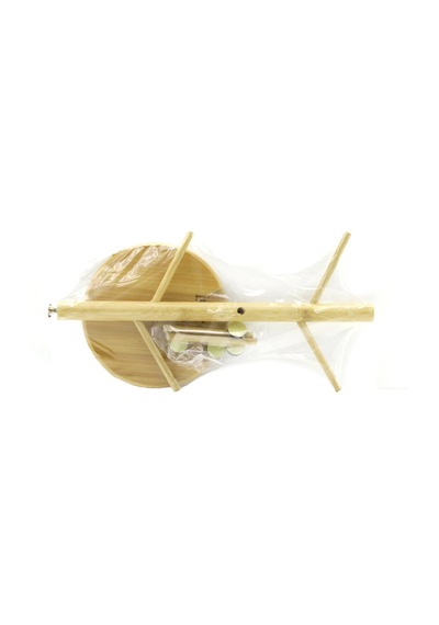 Mix Altlık Yuvarlak - Kare Bardak - Fincan Asacak Bambu - Ahşap 35cm 5580 Çok Renkli