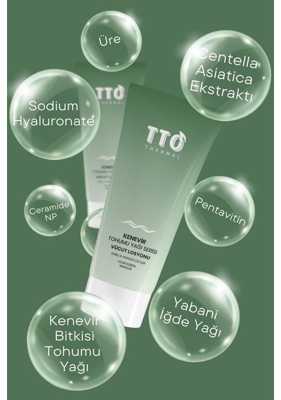 Tto Thermal Kenevir Bitkisi Yağı Vücut Losyonu 200 ML