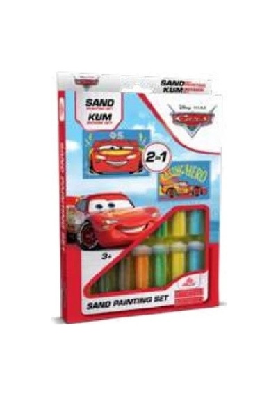 Eğitici Ve Eğlenceli Kum Boyama Seti-disney Cars Ds-40