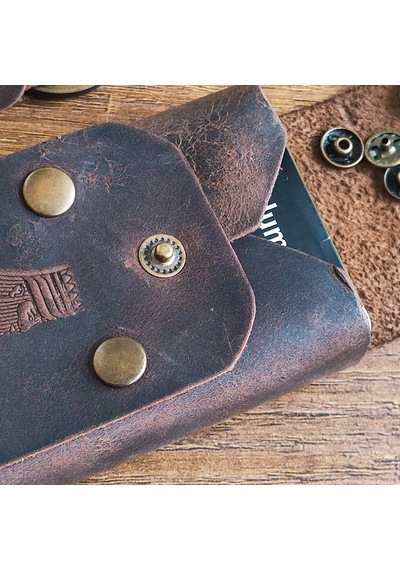 Sumerian Leather Craft Klasik Deri Sigara Kılıfı Kahverengi