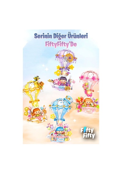 Loz Creative Serisi Pembe Hava Balonu 750 Parça Oyuncak Yapım Seti Fflz-4114vgn