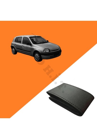 Renault Clio 2 Uyumlu Deri Direksiyon Kılıfı Kaliteli Dikmeli Siyah