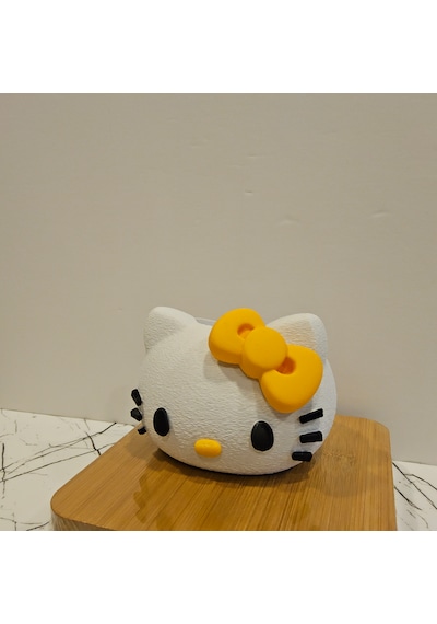 Hello Kitty Kalemlik 3d Baskı -sarı Kurdele-